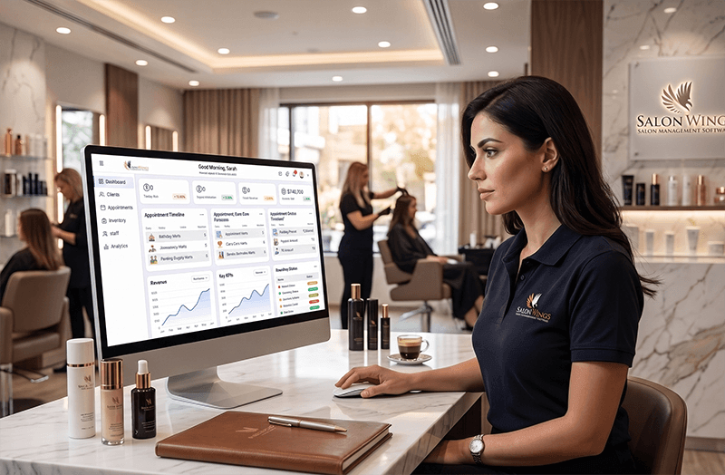 SalonWings Web Admin Dashboard