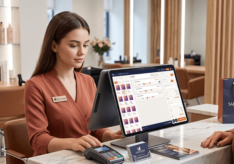 SalonWings Salon Management Software Dashboard